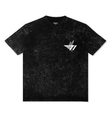 Twin Phoenix Tee - Acid Black