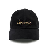 T1 2025 World Champions V6 Dad Hat - Black