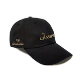 T1 2025 World Champions V6 Dad Hat - Black