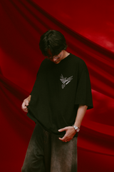 Tenz Stealth Drop Shoulder Tee (Black)