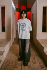Tenz Heart Drop Shoulder Tee