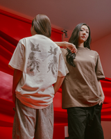 Twin Phoenix Tee - Cream