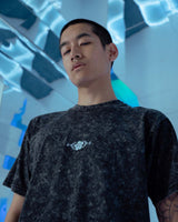 Pearl Frame Tee - Acid Black