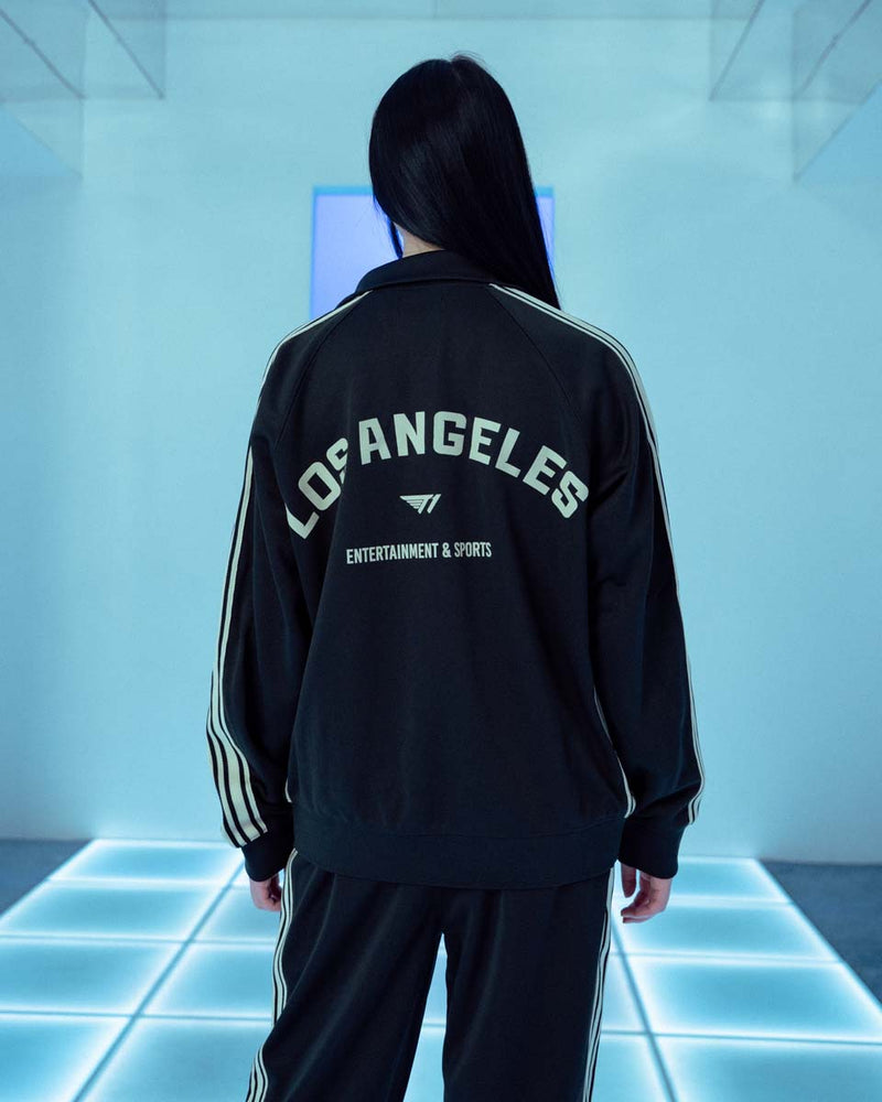 Los Angeles Track Jacket - Black/Cream – T1 Shop