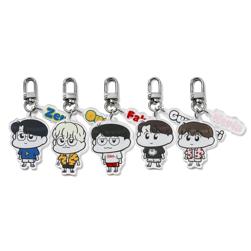 [T1 X Mongi] Summer Vibes Acrylic Keychain