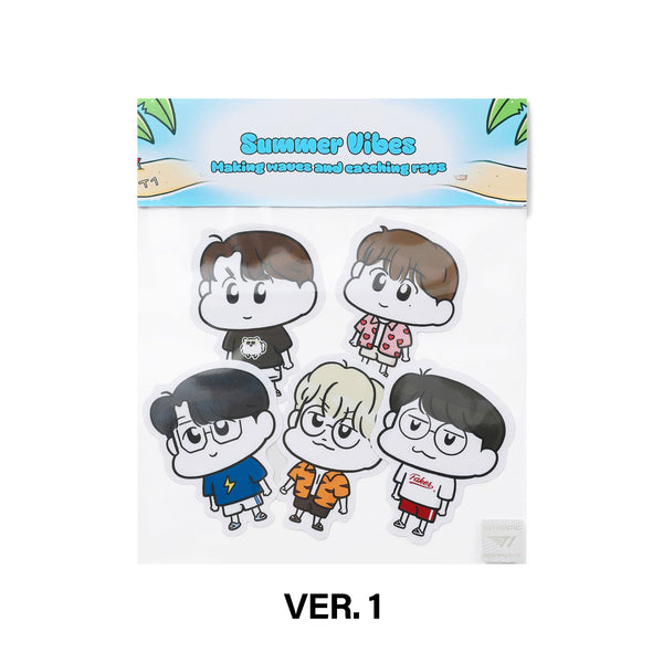 [T1 X Mongi] Summer Vibes Sticker Set