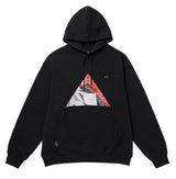 [T1 X MASTERCARD] Essential Applique Hoodie - Black