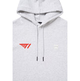 [T1 X MASTERCARD] Essential Applique Hoodie - Grey