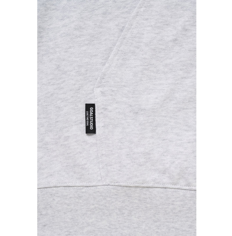 [T1 X MASTERCARD] Essential Applique Hoodie - Grey