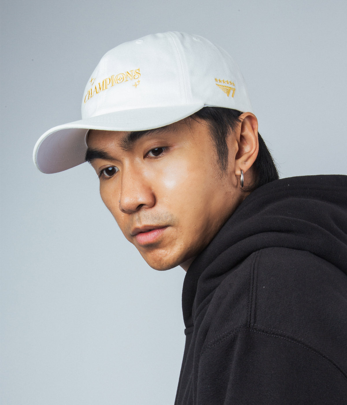 T1 2025 World Champions V6 Dad Hat - White – T1 Shop